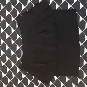 RHYME & ECHO BLACK PEDLUN SKIRT,  SIZE MEDIUM